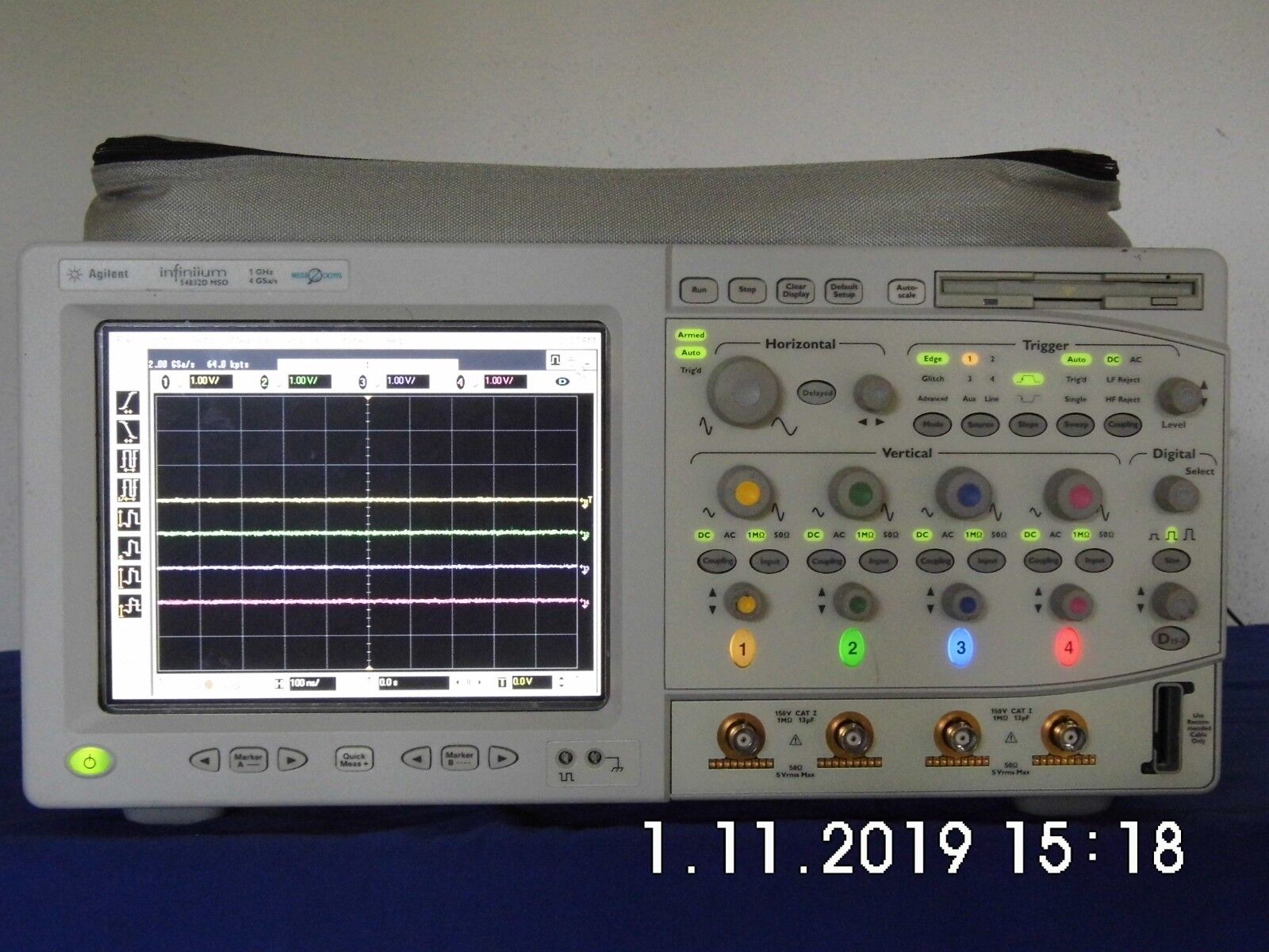 Agilent/HP 54832D MSO 1GHz,4GS/s,4CH + 16CH w/opt 080 & accessories Agilent/HP 54832D MSO 1GHz,4GS/s,4CH + 16CH w/opt 080 & accessories
